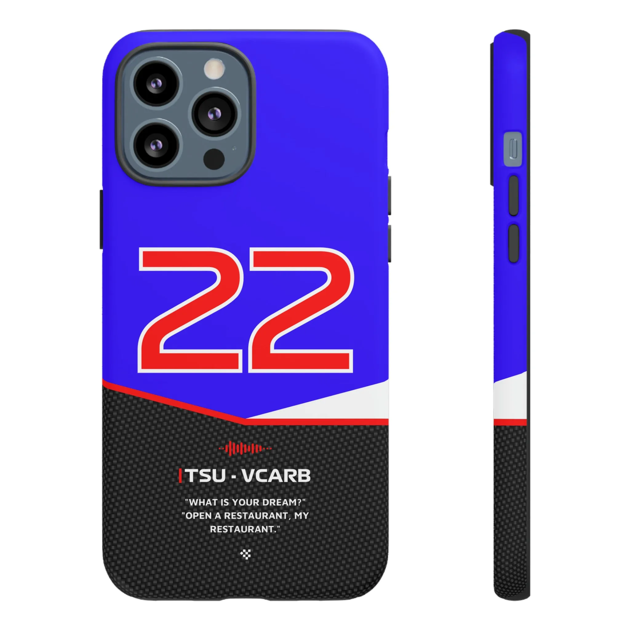 Yuki Tsunoda F1 Car Phone Case 2024