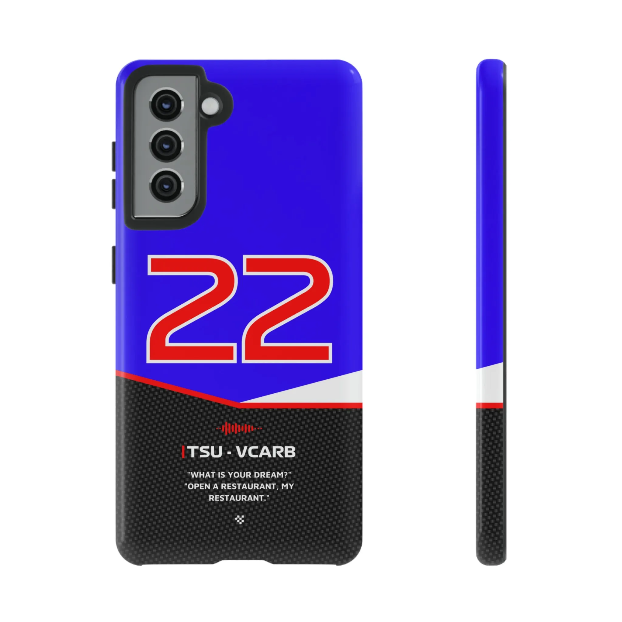 Yuki Tsunoda F1 Car Phone Case 2024