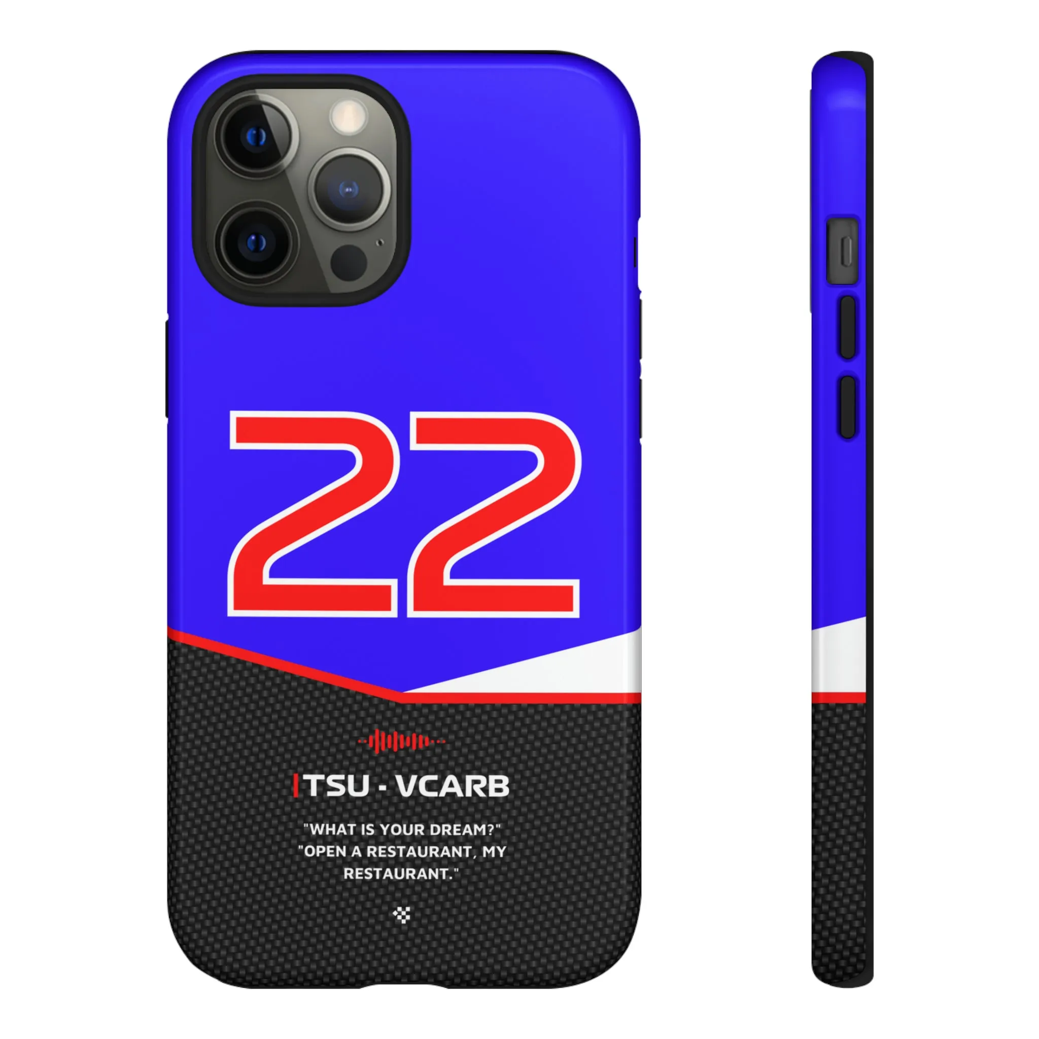 Yuki Tsunoda F1 Car Phone Case 2024