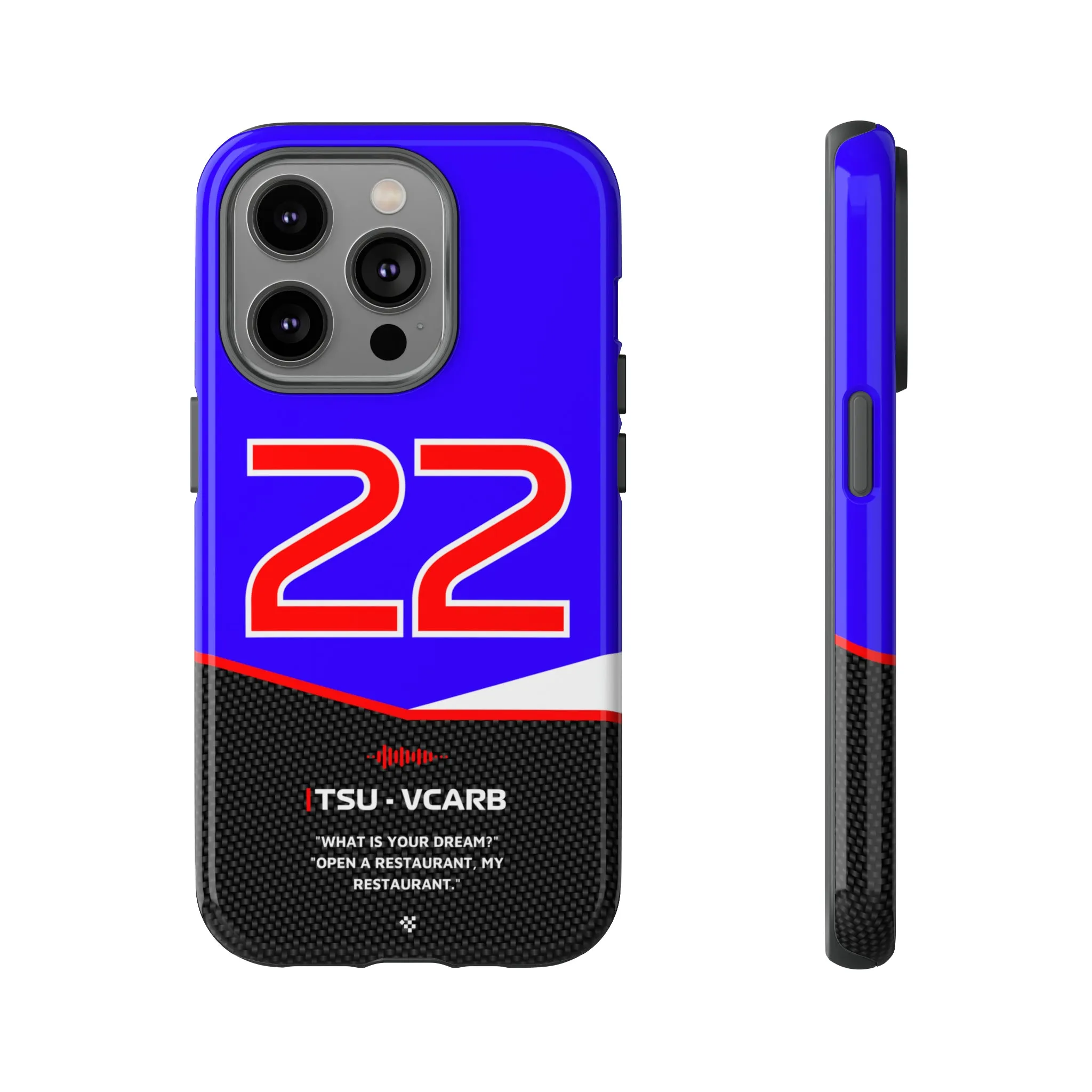 Yuki Tsunoda F1 Car Phone Case 2024