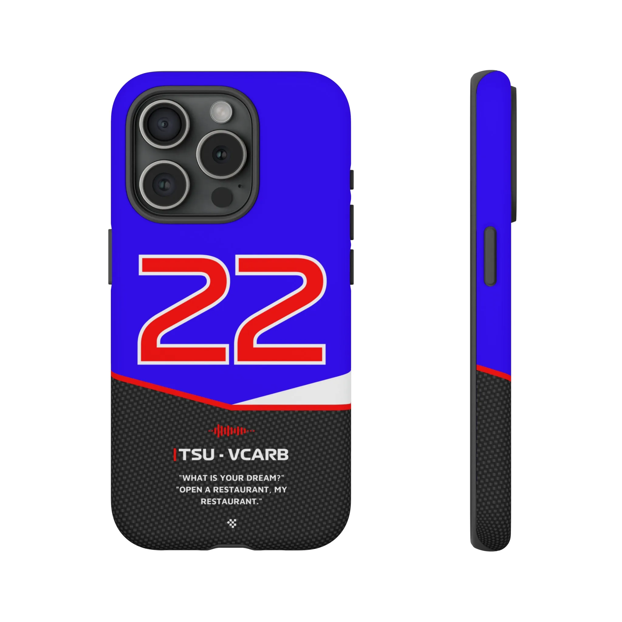 Yuki Tsunoda F1 Car Phone Case 2024