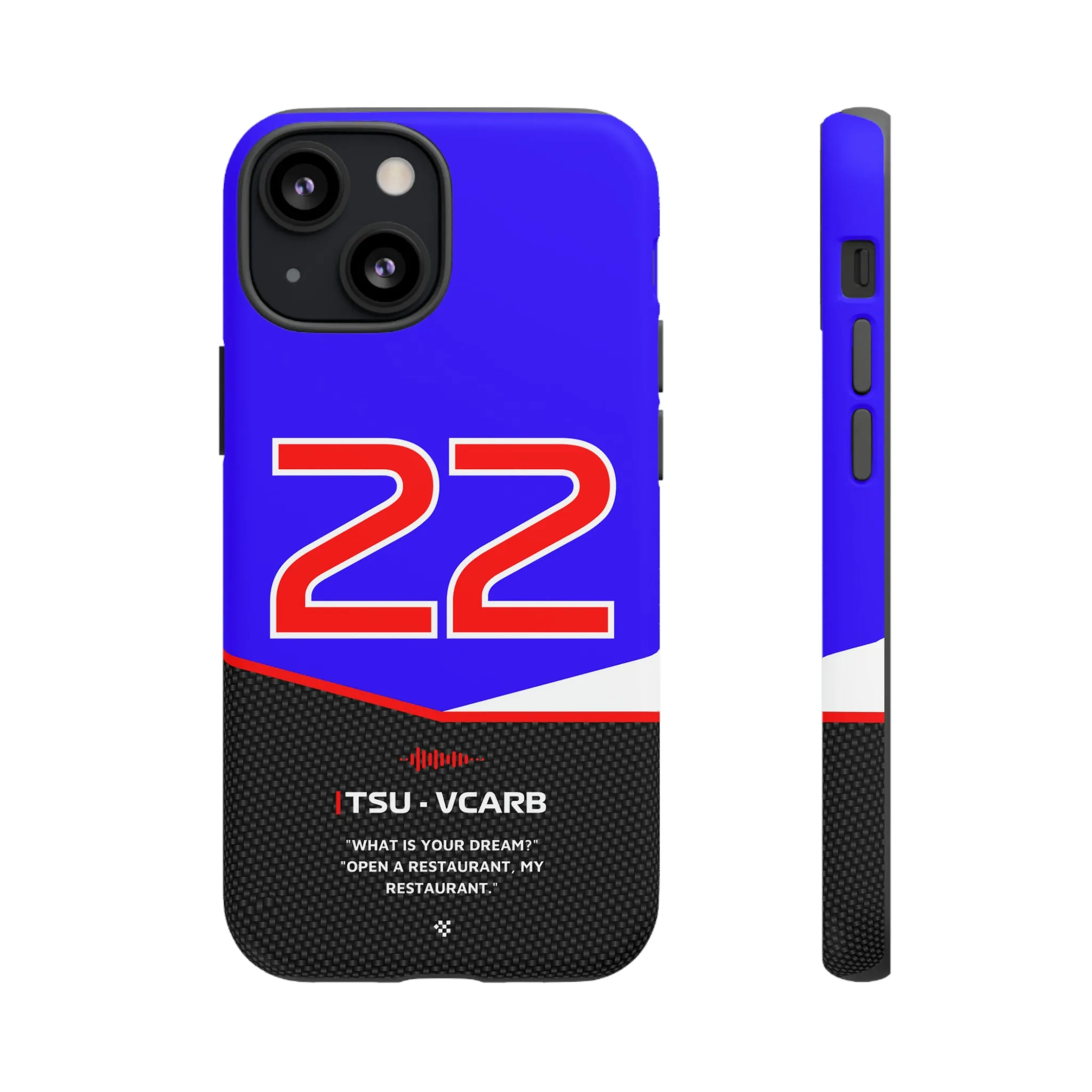 Yuki Tsunoda F1 Car Phone Case 2024