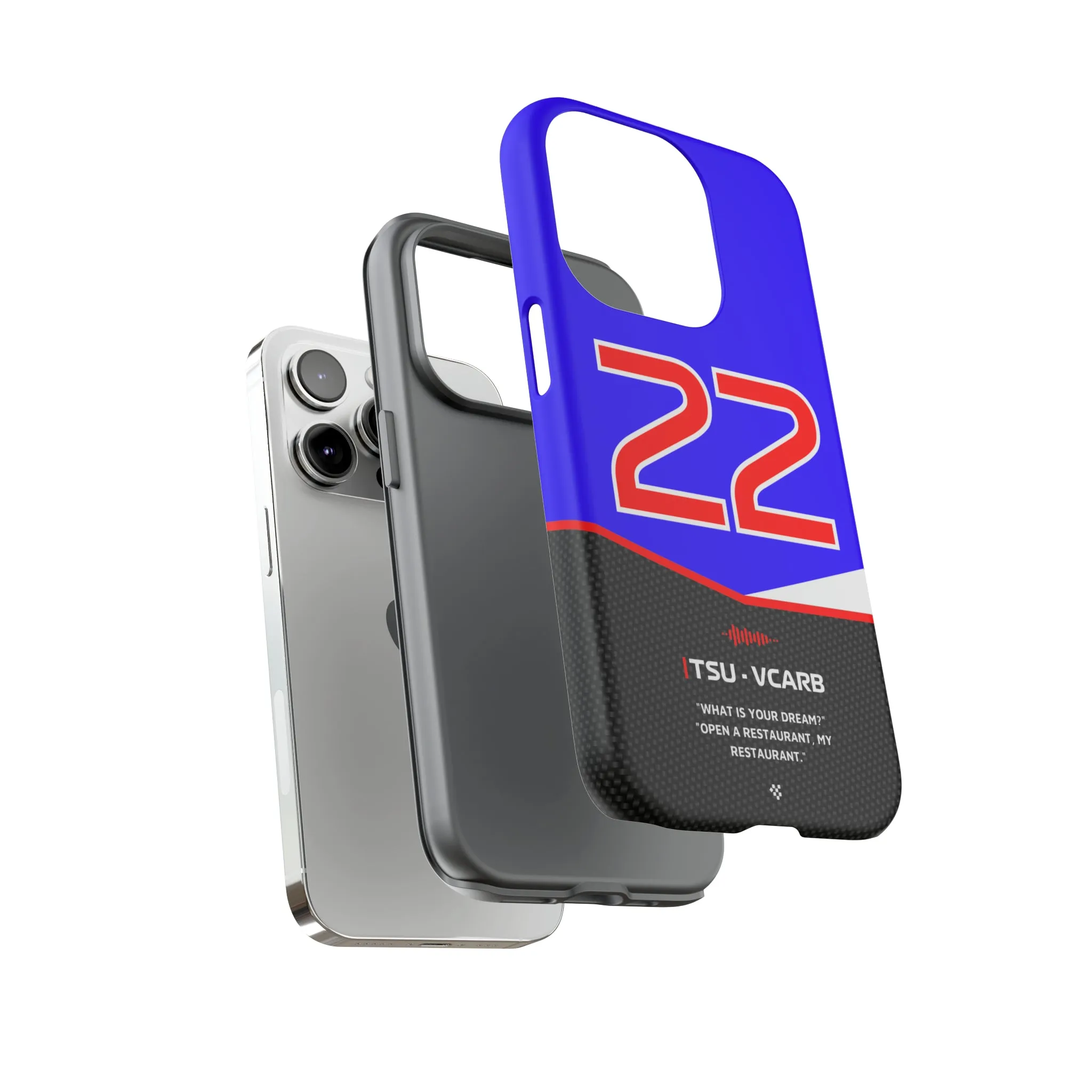 Yuki Tsunoda F1 Car Phone Case 2024