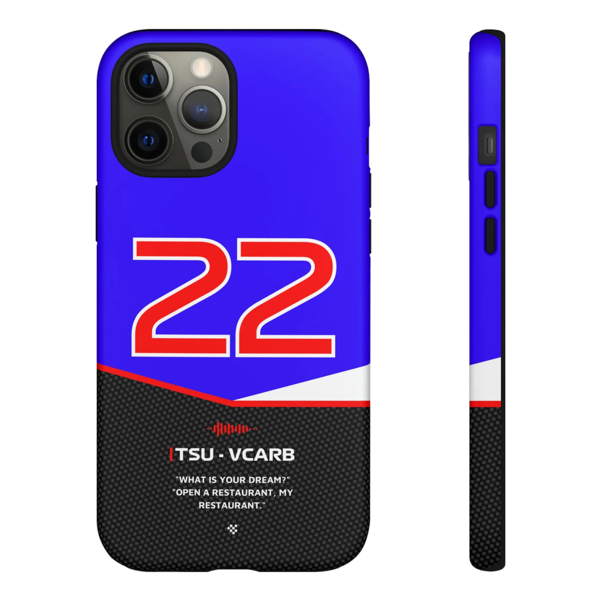 Yuki Tsunoda F1 Car Phone Case 2024