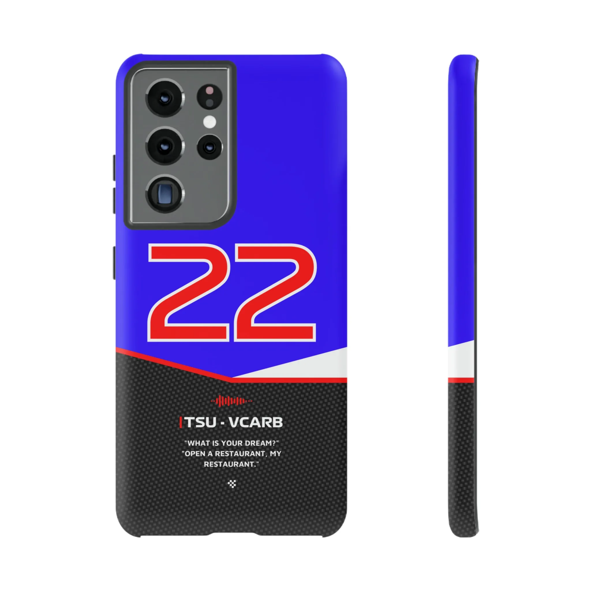 Yuki Tsunoda F1 Car Phone Case 2024