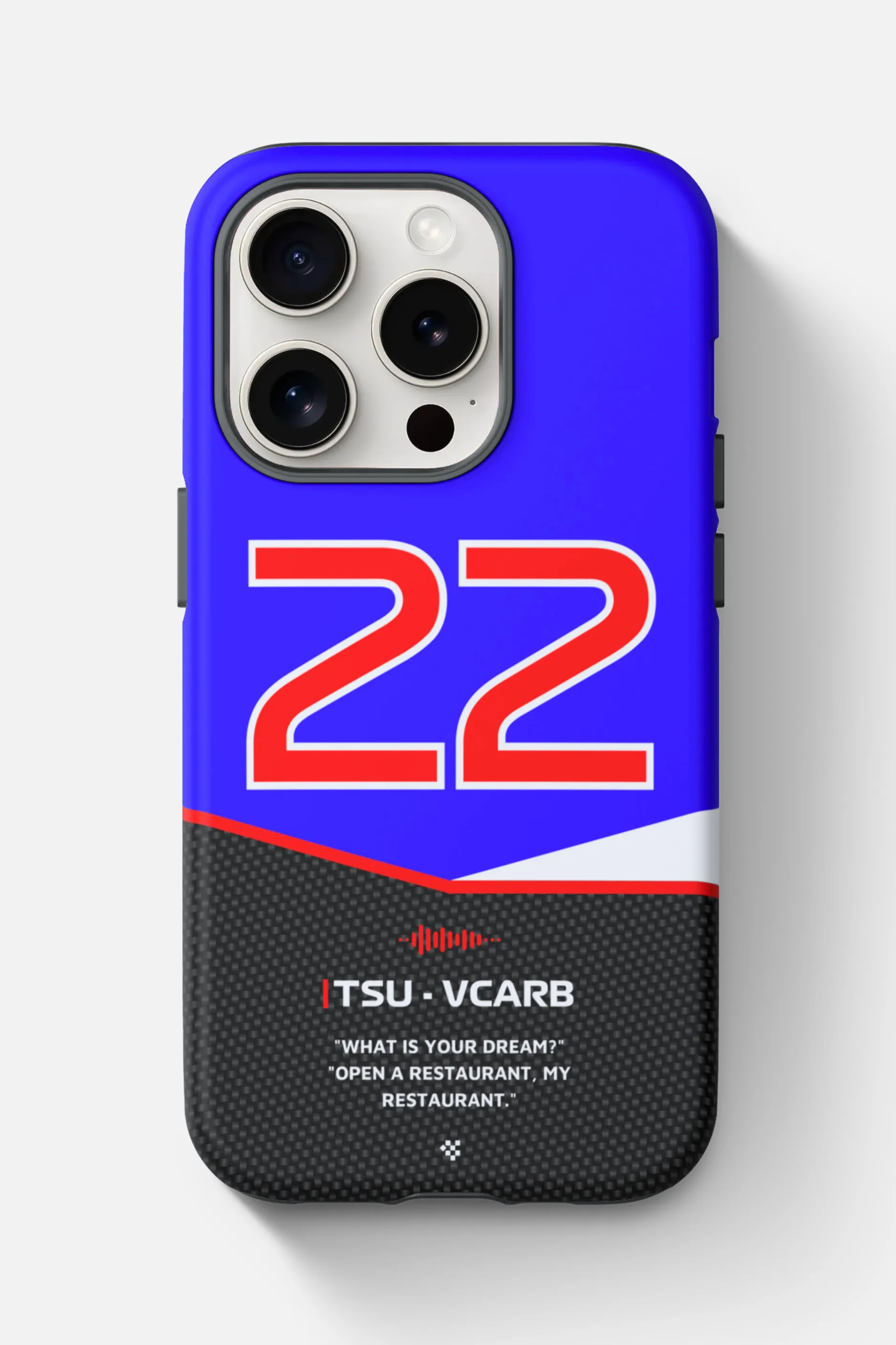 Yuki Tsunoda F1 Car Phone Case 2024