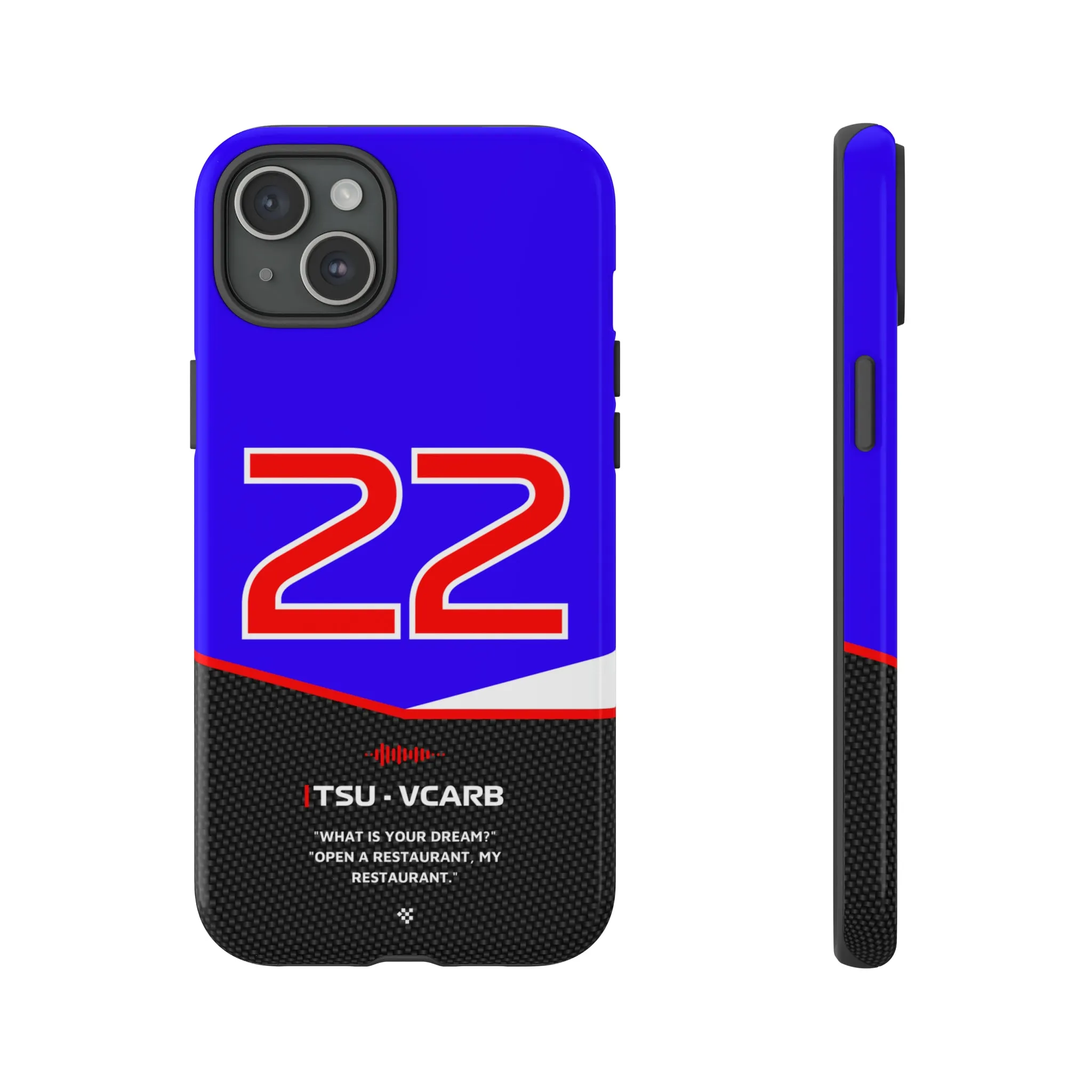 Yuki Tsunoda F1 Car Phone Case 2024