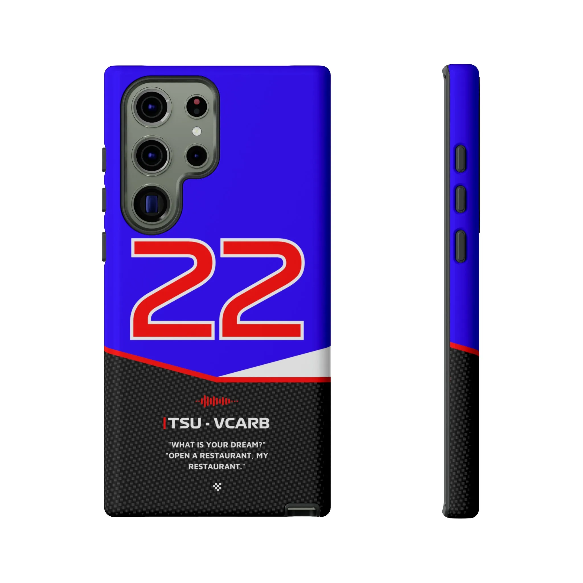 Yuki Tsunoda F1 Car Phone Case 2024